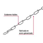 Cadena Metálica de 2.3 mm Venta por Metro
