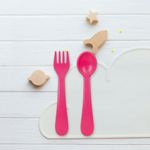 Set De Cubiertos 2 Pack Rosa - Lollaland Llc