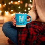 Taza de Cerámica con Letra N de 18.6 Oz