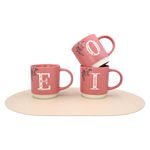 Taza de Cerámica con Letra O de 18.6 Oz