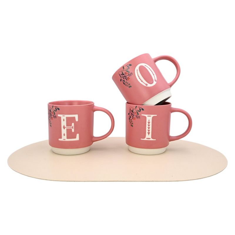 Taza de Cerámica con Letra O de 18.6 Oz