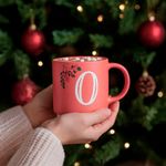 Taza de Cerámica con Letra O de 18.6 Oz