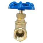 Válvula de Compuerta Latón 1/2 Plg