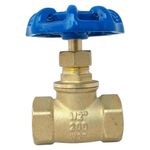 Válvula de Compuerta Latón 1/2 Plg