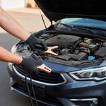 Cables Pasa Corriente a Batería con Pinzas de Cobre 10AWG de 8.2 Pies