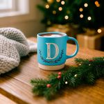 Taza de Cerámica con Letra D de 18.6 Oz