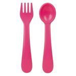 Set De Cubiertos 2 Pack Rosa - Lollaland Llc