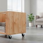 Rodo Giratorio con Placa Capacidad 18 Kg para Mueble de 1 Plg