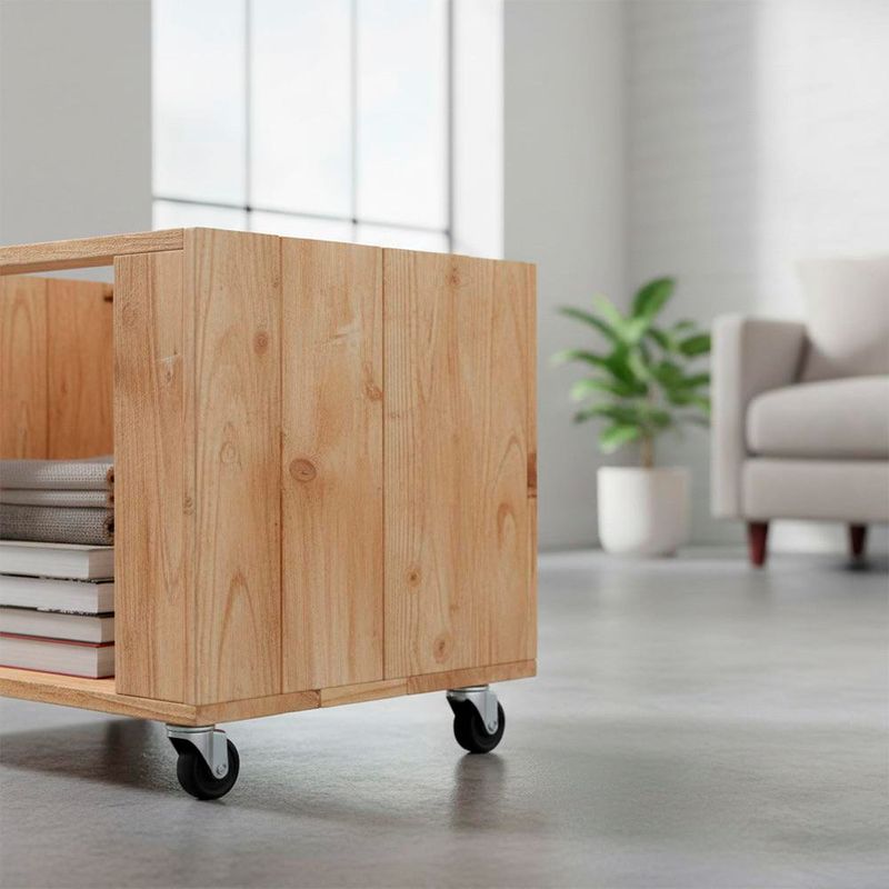 Rodo Giratorio con Placa Capacidad 18 Kg para Mueble de 1 Plg