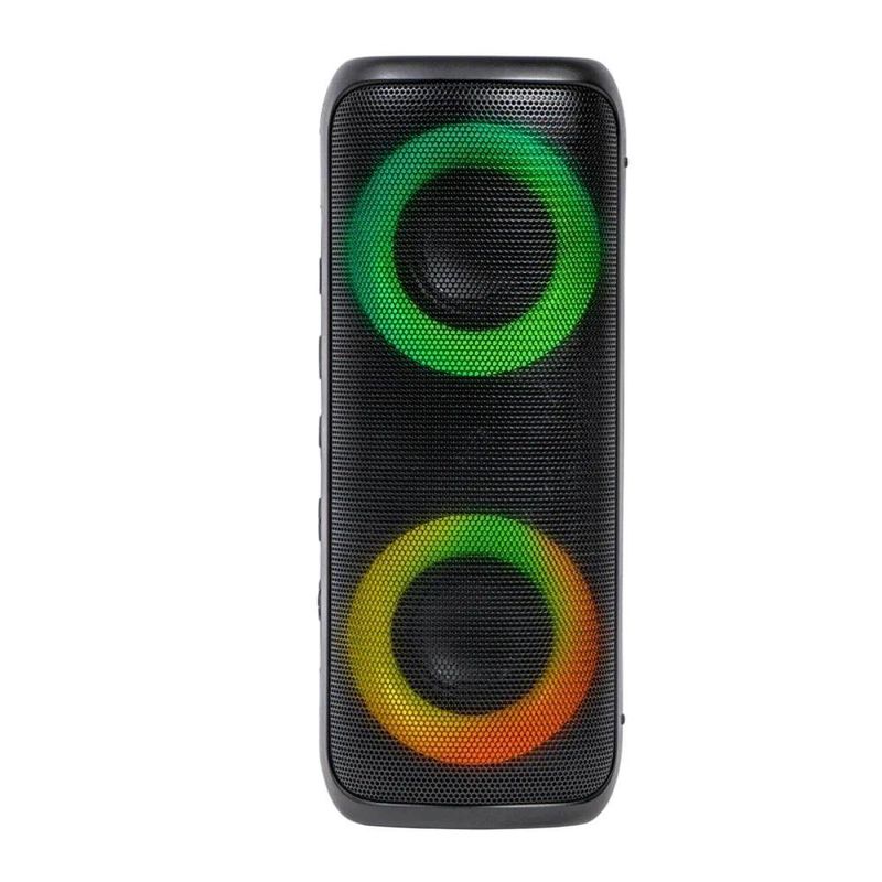 Bocina Inalámbrica Carbono Pocke 2x2 con Luz Led RGB