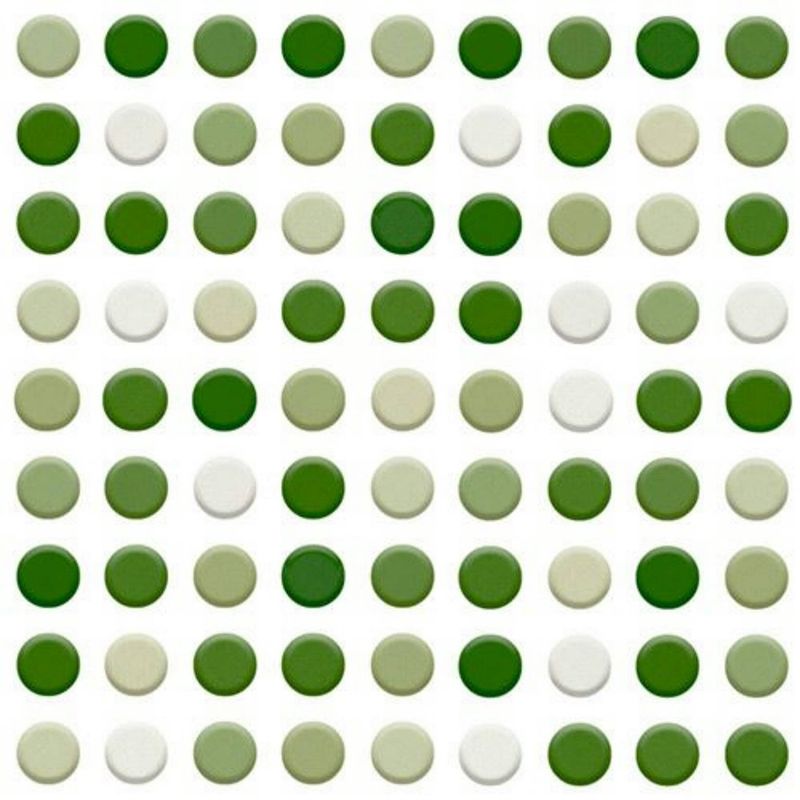 Piso Cerámico Mykonos Acabado Brillante de 20 x 20 cm Color Verde