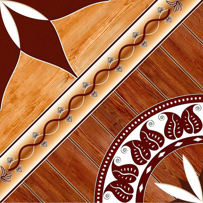 Piso Cerámico Ensenada Acabado Brillante de 43 x 43 cm Color Café