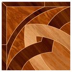 Piso Cerámico 822 Roble Acabado Semibrillante Color Café de 31 x 31 cm en Caja de 2 m²