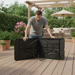 Mesa de Exterior Plegable Oskar Negra