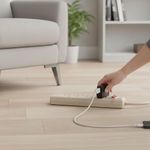 Multicontacto Tipo Regleta Aterrizado de 6 Entradas Blanca