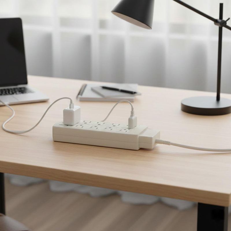 Multicontacto Tipo Regleta Aterrizado de 10 Entradas