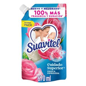 Suavitel Cuidado Superior Fresca Primavera 670 ml Econo Pack