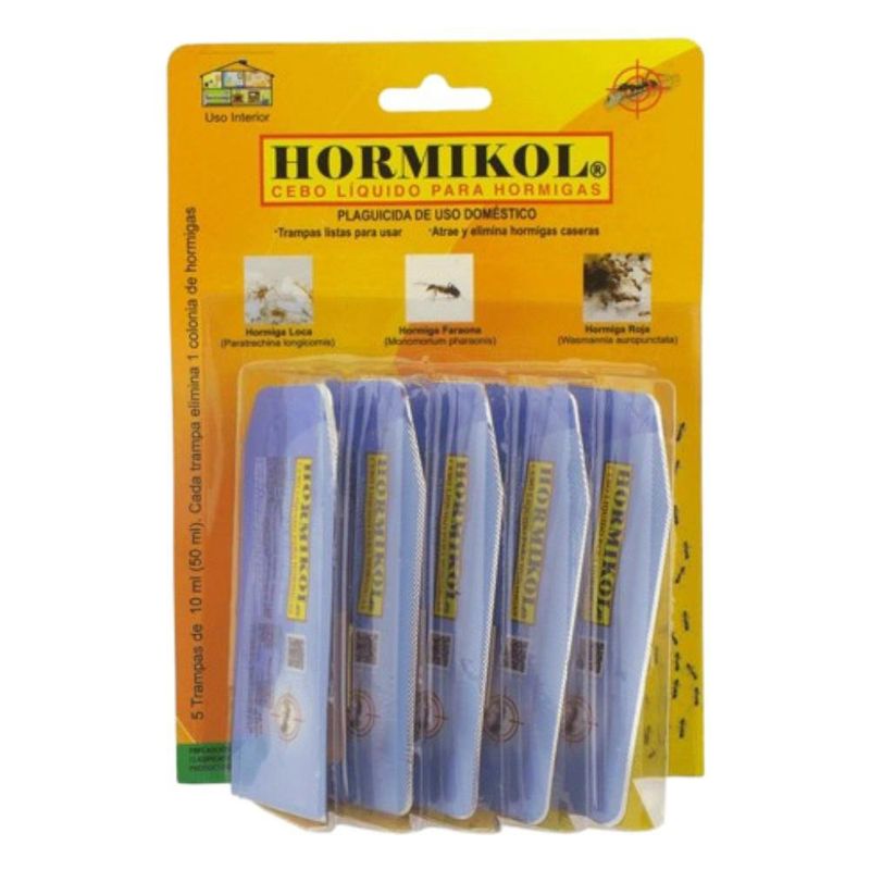 Cebo Líquido para Hormigas Hormikol 5 Trampas 50 ml