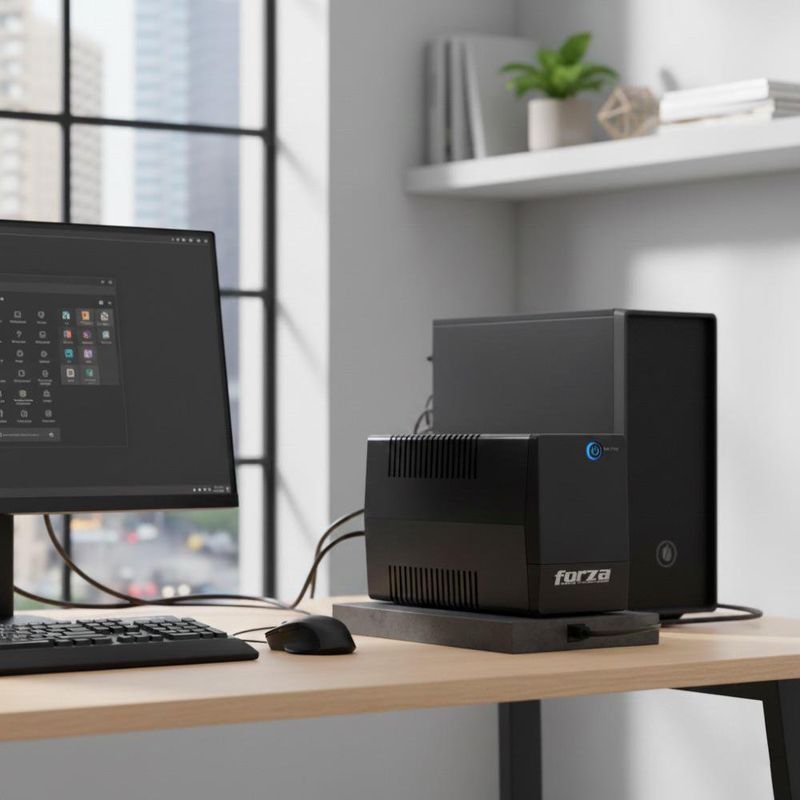 UPS de 750 VA con 6 Salidas 375 W