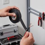 Cinta Aislante Eléctrica PVC Negra 3/4Plg X 59 Pies