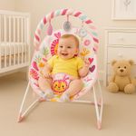 Silla Mecedora Infantil León Rosado