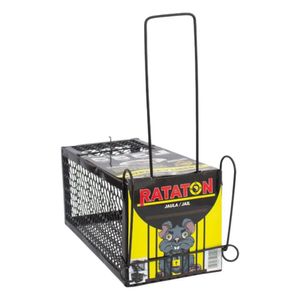 Trampa de Jaula Metálica para Ratas con Mecanismo Seguro