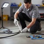 Cinta de Aislar Blanca 3/4 Plg X 60 Pies