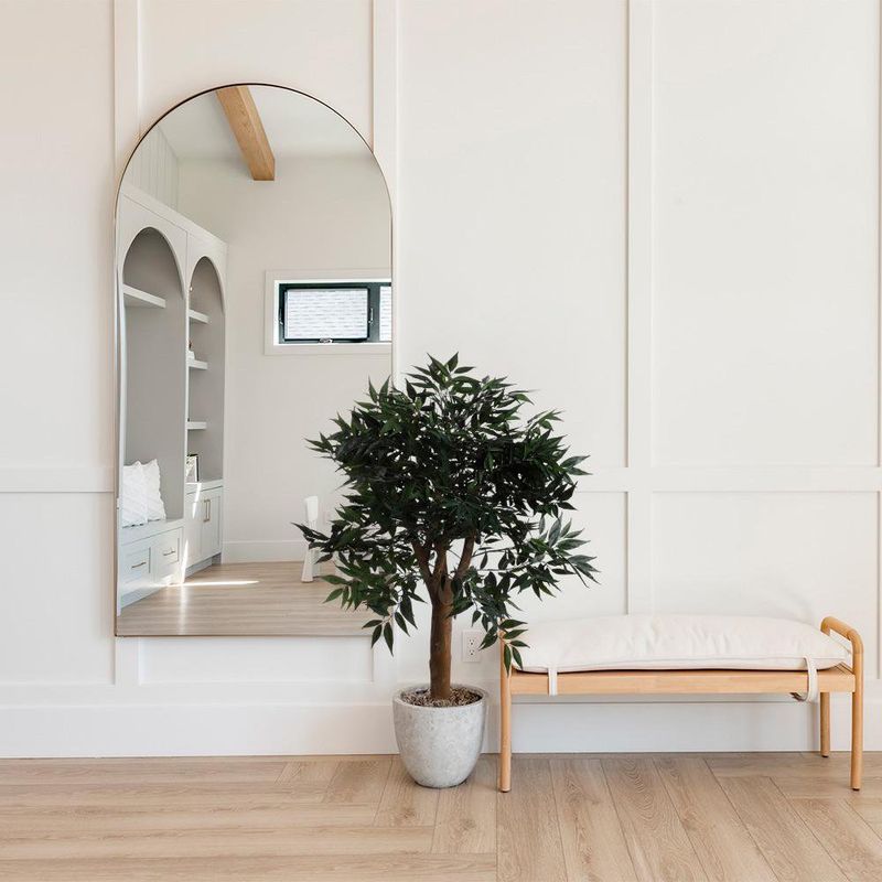 Planta Quercus Artificial en Maceta 45X45X100 cm