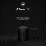 Bocina Portátil Cubitt Power Go Gen 2 con Sonido 360° Color Negro