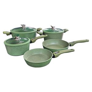 Batería de Cocina Belmonte 8 Piezas Color Verde