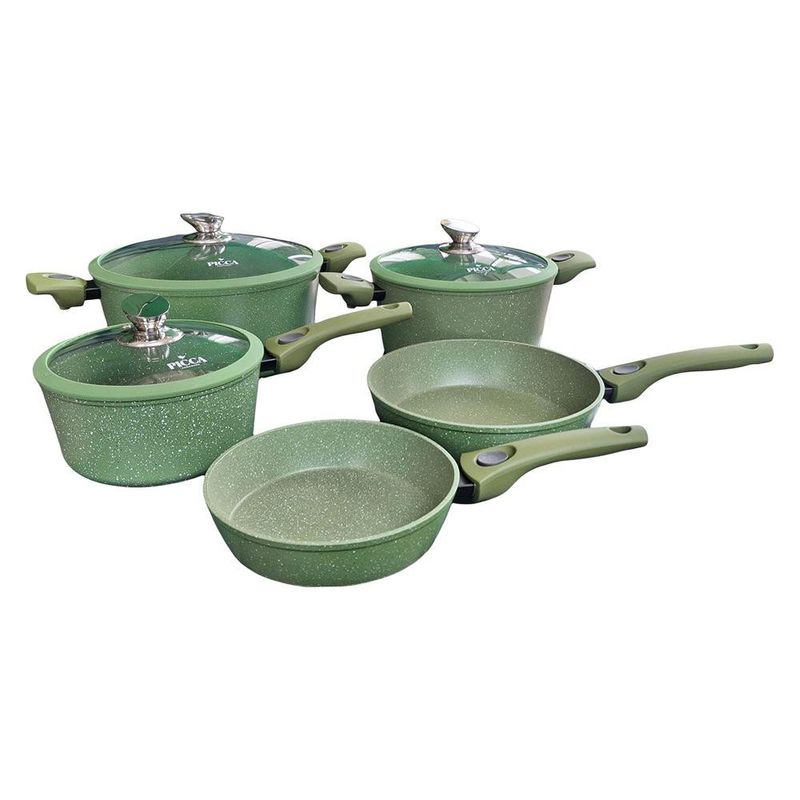 Batería de Cocina Belmonte 8 Piezas Color Verde