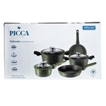 Batería de Cocina Belmonte 8 Piezas Color Verde