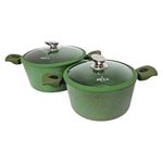 Batería de Cocina Belmonte 8 Piezas Color Verde