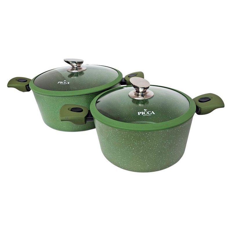 Batería de Cocina Belmonte 8 Piezas Color Verde