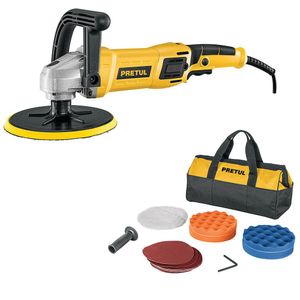 Pulidora de 7 plg con Velocidad Variable de 1200 W