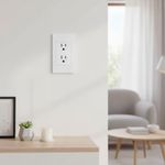 Tomacorriente Sencillo Blanco 1 Módulo