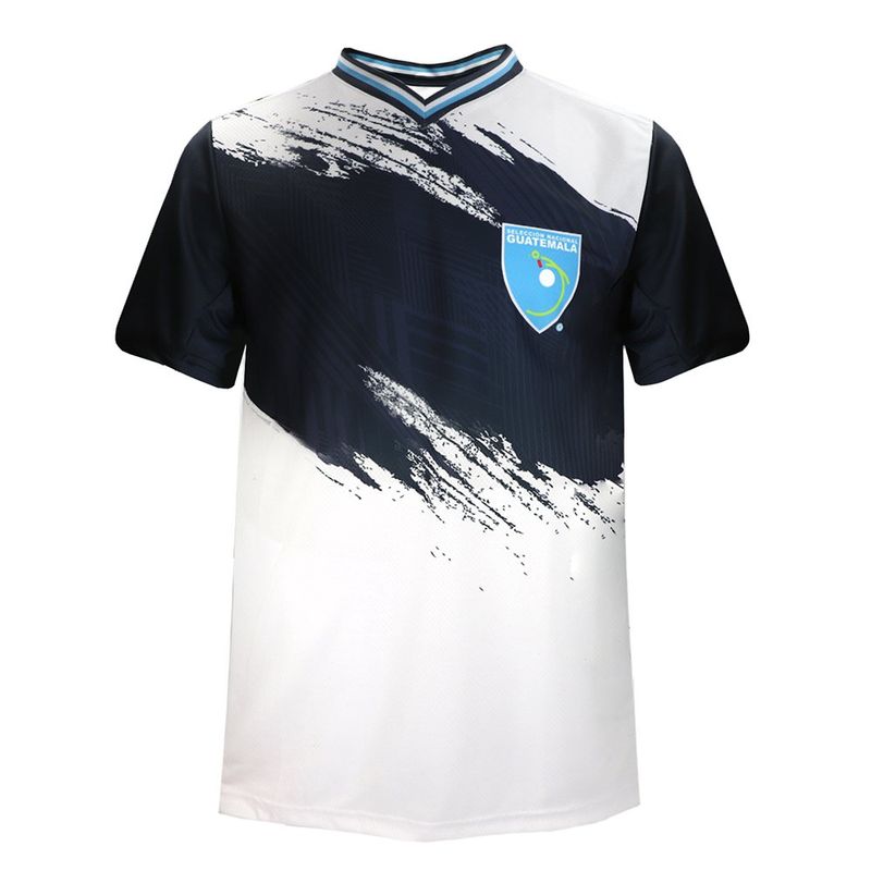 Camisola de la Selección de Guatemala para Caballero Blanca y Azul