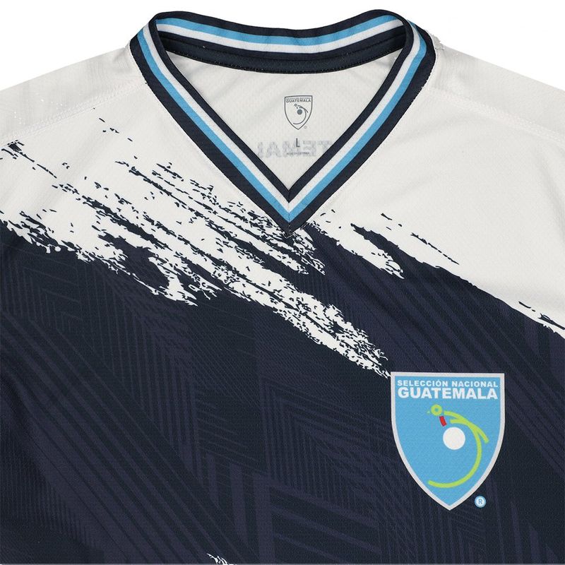 Camisola de la Selección de Guatemala para Caballero Blanca y Azul