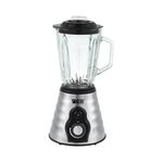 Licuadora Plateada 1000 W Vaso de Vidrio 1.5 L