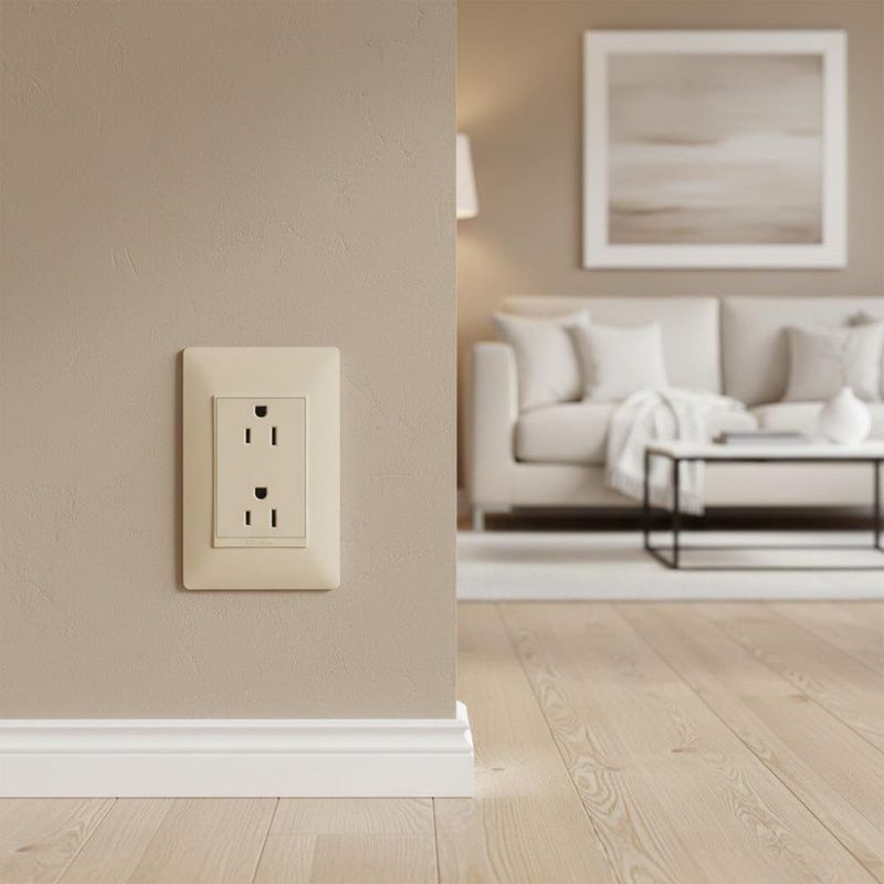 Tomacorriente Doble Luzica Marfil 15 A