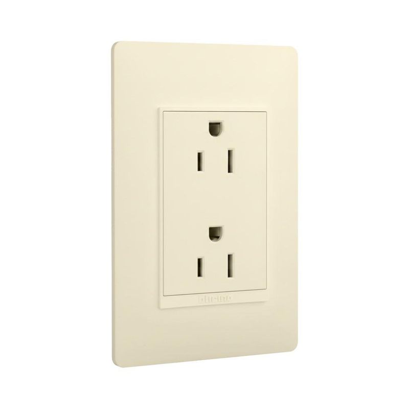 Tomacorriente Doble Luzica Marfil 15 A