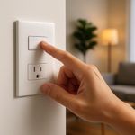 Interruptor Sencillo y Toma 5-15R Doble Blanco