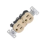 Tomacorriente Doble Ferretera Marfil 15 A