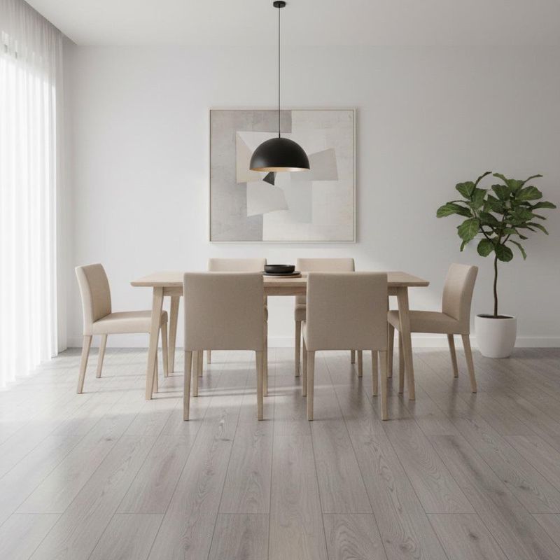 Piso Vinilico Spc Artic Hielo de 18 x 122 cm en Caja de 2.64 m²