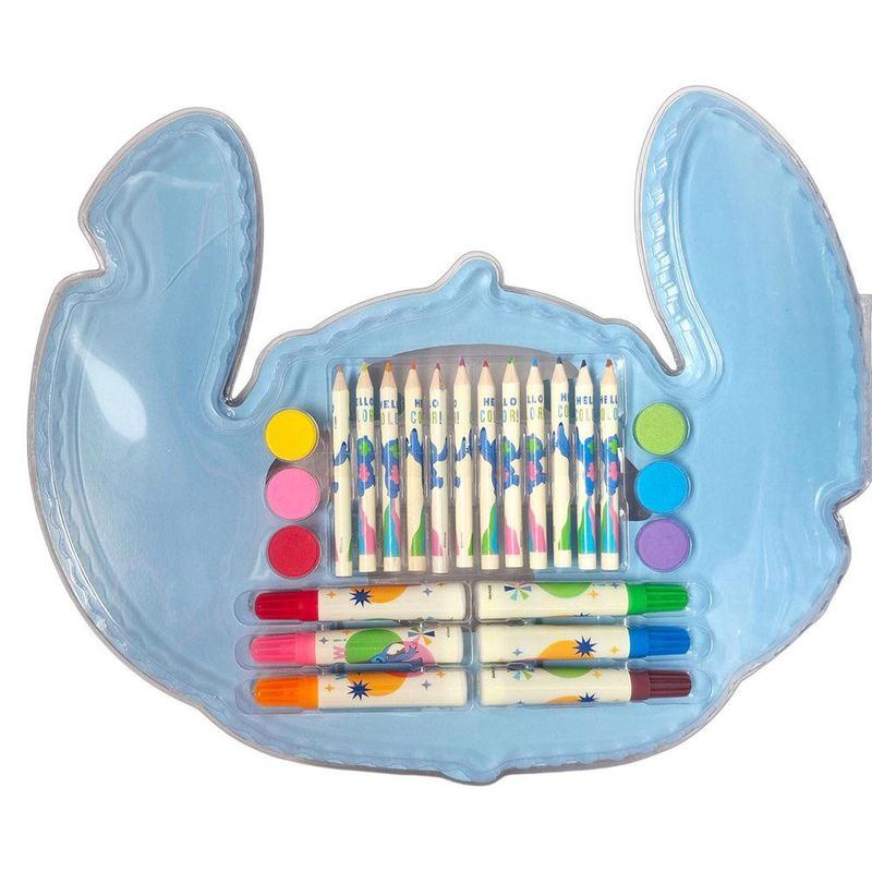 Set de Arte en Estuche con Forma de Stitch