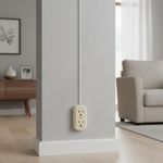 Tomacorriente Doble de Sobreponer Marfil