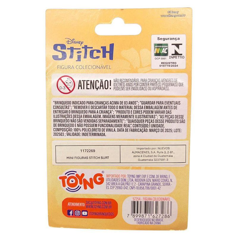 Mini Figura Disney Stitch Diseños Surtidos