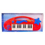 Teclado Musical Infantil con 24 Teclas y Luces Spiderman