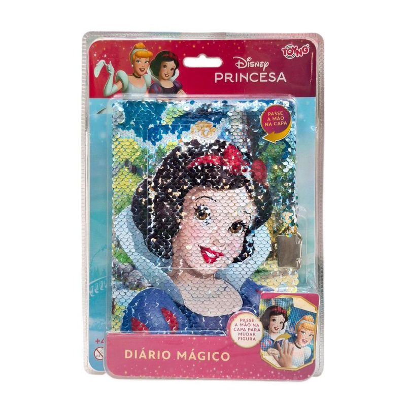 Diario Mágico Infantil Princesas Disney con Lentejuelas