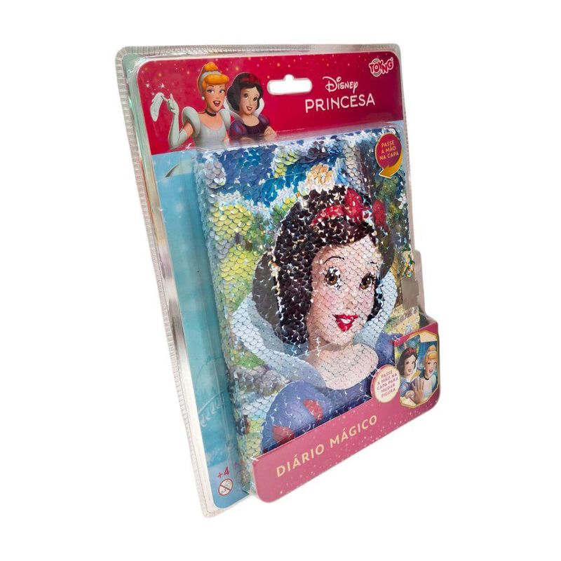 Diario Mágico Infantil Princesas Disney con Lentejuelas